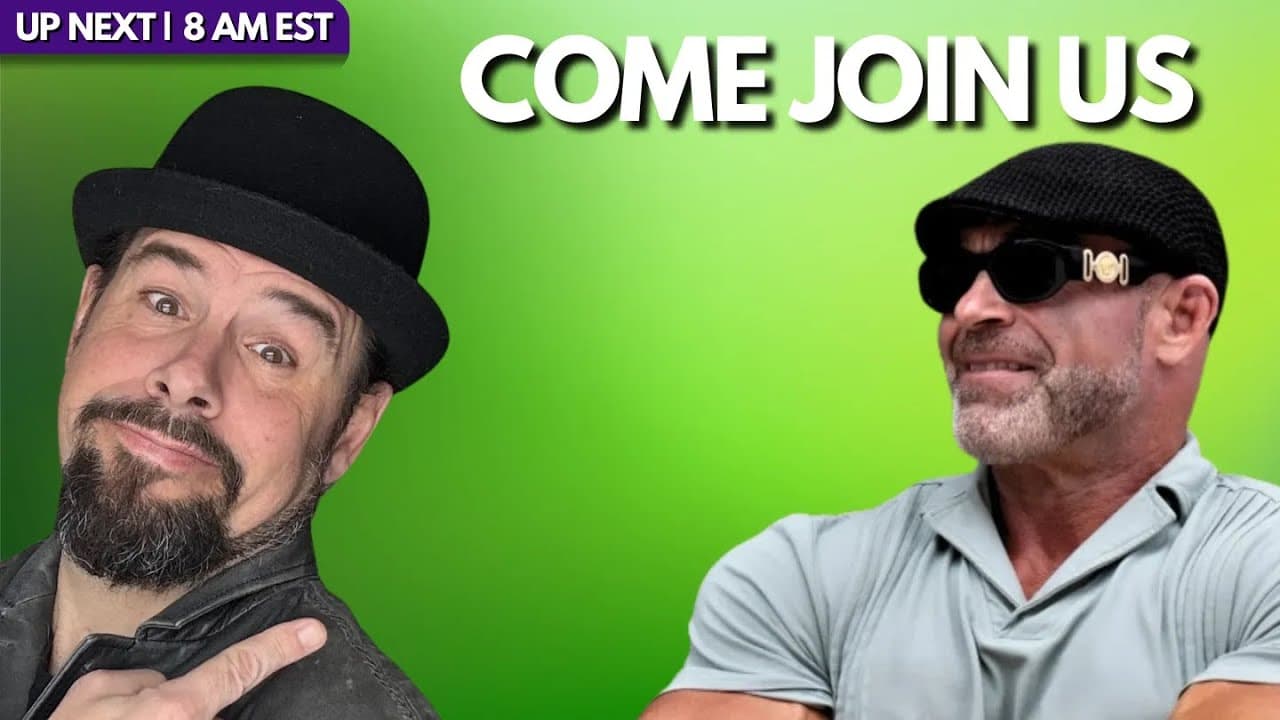 LIVE Men’s Show | Daily Momentum-Black Wood Tea & Remote Work Wins