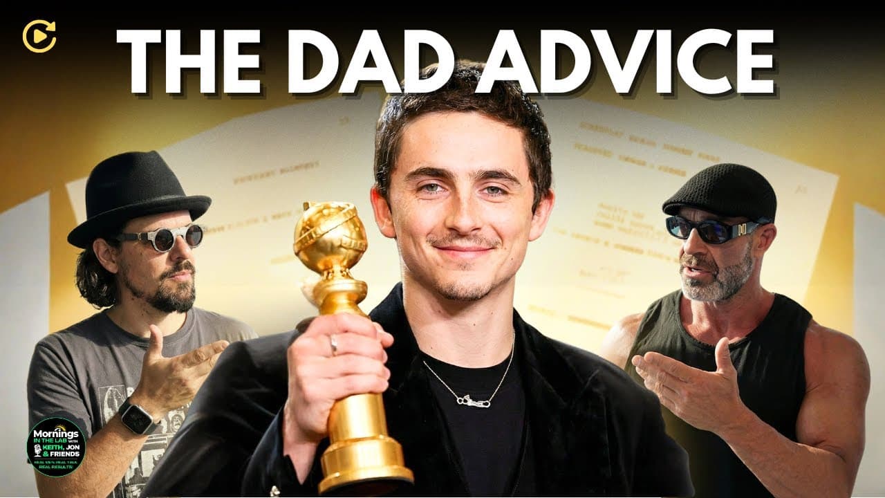 The Advice Timothée Chalamet’s Dad Gave Him (That Won A Golden Globe) 📱