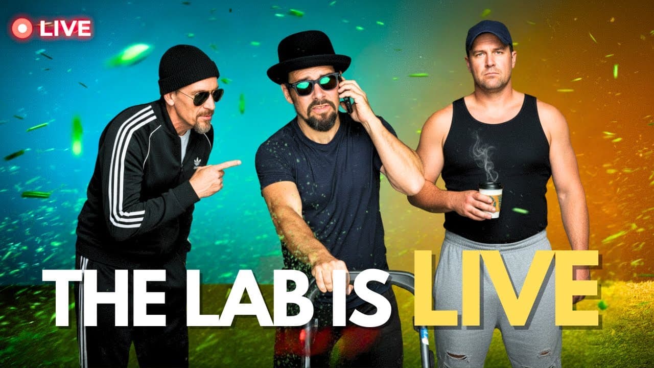 Frankie & Tommy vs Keith Mowing Grass — Mornings in the Lab is LIVE